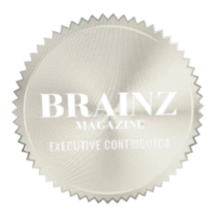 Brainz Magazine silver seal